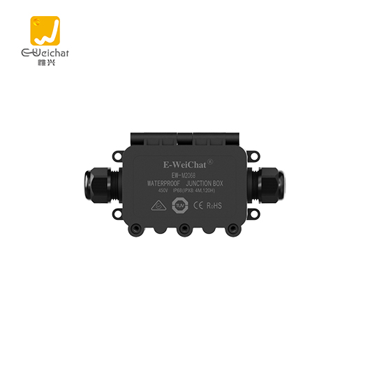 惟兴EW-2068-2T合体式一进一出防水接线盒