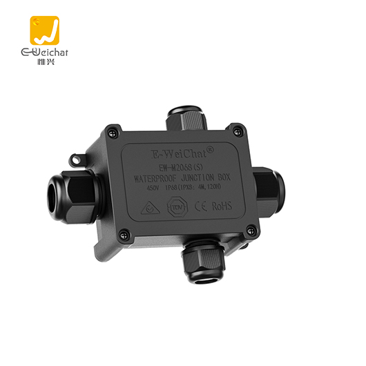 惟兴EW-2068S-4TB直通式一进三出防水接线盒