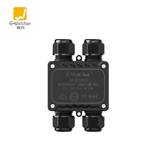 惟兴EW-2068L-4T分体式一进二出防水接线盒